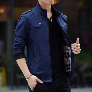 Chaqueta de Algodón Resistente a las Manchas Santicsu de Moda al por Mayor con Otras Telas Transpirables, Chaquetas para Hombre, Abrigo Corto, Ropa de Primavera - Product Image 3