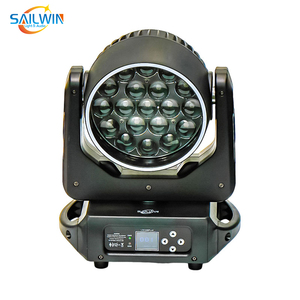 Projecteur à tête mobile LED Sailwin 19X15W AURA Marc RGBW ZOOM <span class=keywords><strong>DMX</strong></span> avec anneau LED - Product Image 5