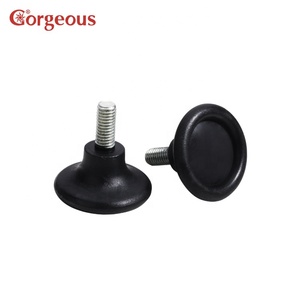 Splendidi piedini in gomma per piedini mobili con piedini per mobili regolabili in <span class=keywords><strong>Nylon</strong></span> Base fissa per regolare i piedini per mobili - Product Image 1