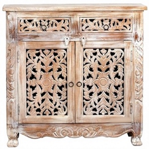 Modern Eco-Friendly Durable Mango Wood <b>Sideboard</b> 5ft+ Storage <b>for</b> Home Furniture Living Room <b>Kitchen</b> Dining Bathroom Hotel - Product Image 2