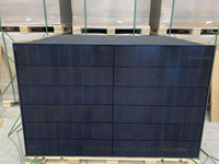 Panneau solaire bifacial JA de type N à double vitrage, module mono haute efficacité 430-455W, entièrement noir, 430w 440w 450w, panneaux solaires