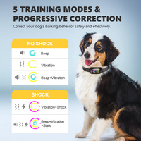 Collier anti-aboiement efficace pour chiens, collier anti-aboiement automatique rechargeable en ABS pour le contrôle des aboiements des chiens