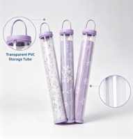 Sac de rangement transparent en PVC durable avec fermeture éclair, poignée, pour tapis de mahjong, taille personnalisée, couleur, logo, double fermeture éclair, toutes saisons