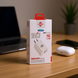 Cargador Inteligente WGDOMP 20W PD de Carga Rápida Tipo C, Adaptador de Pared Universal MDT-04 - Product Image 2