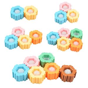 ของเล่นไจโรหมุนเรืองแสงซิลิโคน 6 in 1 ชุดกิจกรรมสร้างสรรค์แบบหมุนได้ <span class=keywords><strong>Spinplus</strong></span> DIY ของเล่นฟิดเจ็ตสปินเนอร์ริง บล็อกต่อ - Product Image 5