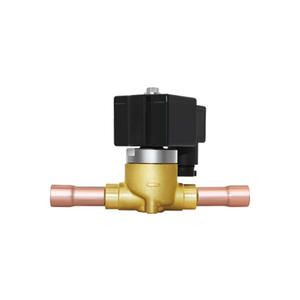 Válvula Solenoide de Refrigeración Tipo Pistón Sanhua Kdf, Revestimiento de Cobre y Latón, Accionamiento Electromagnético, Cierre Lento para Refrigeración - Product Image 1