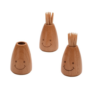 Boîte à cure-dents en bois pour table de <span class=keywords><strong>restaurant</strong></span>, comptoir de cuisine et décoration de salle à manger à domicile, personnalisation du logo - Product Image 5