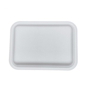 Piatto di alta qualità eco-friendly degradabile canna <span class=keywords><strong>da</strong></span> zucchero/bagassa <span class=keywords><strong>6</strong></span> 7 8 9 10 13 ''rettangolare per andare vassoio a <span class=keywords><strong>prezzo</strong></span> competitivo - Product Image 2