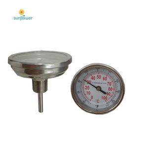 Preço barato Bimetálico Termômetro com SS 304 <span class=keywords><strong>Stem</strong></span>, Ponteiro Vermelho - Product Image 5