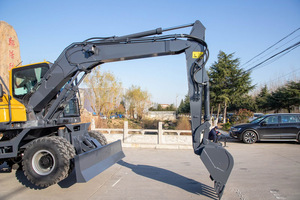 Excavadora China con Ruedas y Cucharón de 0.3 CBM HWL110, Precio de Excavadora de <span class=keywords><strong>10t</strong></span> - Product Image 6