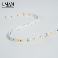 Bande LED DC24V 2835 de haute qualité, 120 LED/m, PCB en cuivre, Ra90 CRI, flexible, IP20, dimmable, pour l'éclairage des projets hôteliers