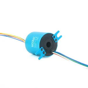 Customization through hole motor slip ring signal and electricity transmission for automatic equipment