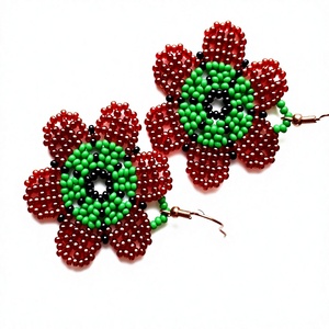 Pendientes de Mujer Lily Posh 2026, Chapados en Oro, con Cuentas y Forma de Hongo, Elegantes con Perlas de Imitación, Estilo Bohemia, Joyería para Fiesta - Product Image 4