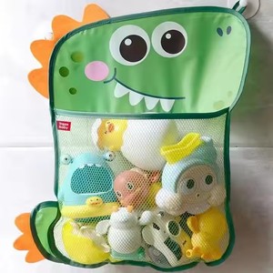 2025 carina a forma di anatra giocattoli da bagno di stoccaggio di nuovo Design appeso borsa a rete per bambini bagno bagno Kit medico - Product Image 1