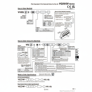 Colector de válvula de control neumática SMC modelo - Product Image 1