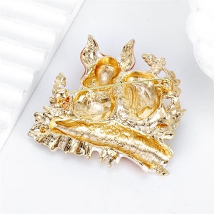 Broches de moda con diseño de ardilla y animales adorables para niñas, alfileres glamurosos y modernos, joyería para mujeres, accesorios para damas, venta al por mayor - Product Image 4