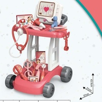 Console médicale pour enfants avec lumières et sons, ensemble de jeu d'imitation, jeu de rôle de simulation de médecin et d'infirmière, cadeau éducatif pour les jeunes enfants