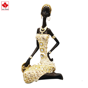 Sculptures en résine de femmes africaines de style <span class=keywords><strong>moderne</strong></span> pour le salon et la décoration de la maison - Product Image 5