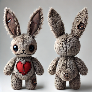 Tùy chỉnh dễ thương và ác thỏ thỏ Đồ chơi thú nhồi bông làm cho thiết kế của riêng bạn tùy chỉnh các nhà sản xuất Búp bê Thỏ Ác - Product Image 3