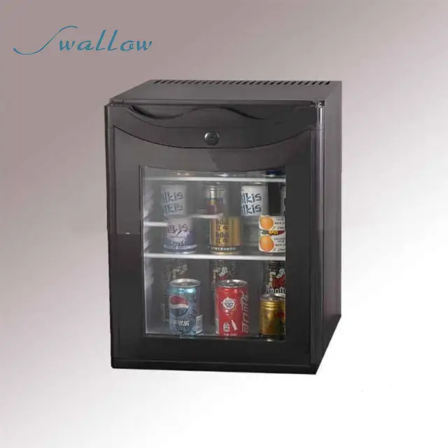 Использование в отеле ласточка, маленький холодильник для бара, стеклянная дверь, мини-холодильник для бара