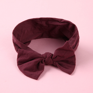 Bandeau <span class=keywords><strong>plat</strong></span> en nylon de couleur unie pour enfants Bandeau doux aux couleurs personnalisables pour l'Europe et les États-Unis - Product Image 4