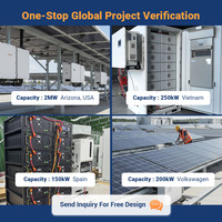 Sistema de Almacenamiento de Energía Industrial Solis de 80Kw, 125Kw, 100Kw, Sistema Completo de Energía Solar con Batería