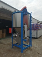 500KG mélangeur de couleur mélangeur de granulés mélangeur Vertical mélangeur de granulés en plastique avec chauffage