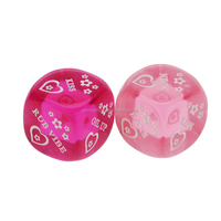 Dés en vrac, vente en gros, paquet de sexe personnalisé, jeux pour adultes, imprimé personnalisé, cadeau gravé, ensemble de dés coquins