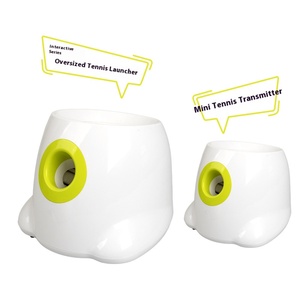 เครื่องส่งสัญญาณลูกสุนัขเทนนิสปรับระยะได้อัตโนมัติเครื่องเสิร์ฟสัตว์เลี้ยงลูกบอลขว้างมหัศจรรย์เดินได้แบบโต้ตอบ - Product Image 3