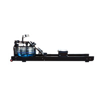 Equipo de Fitness de alta calidad, máquina de remo de agua de madera ajustable para Cardio, gimnasio, ejercicio físico