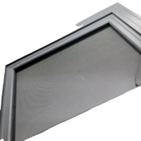 Moustiquaire en fibre de verre anti-PM2.5, anti-moustiques, anti-poussière, pour extérieur, anti-effraction, sur mesure, pour la décoration de bâtiments résidentiels