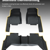 Tapis de Sol TPE Étanche 3D Personnalisé pour Intérieur de Voiture, Tapis de Pied à Couche Unique pour Camion Cargo KIA Bongo 3