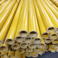 Calidad garantizada, precio razonable, alta resistencia, tubo redondo de plástico de fibra de vidrio FRP extruido de 50, 60, 76, 90 mm, perfil pultruido GRP.