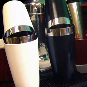 ชุดเชคเกอร์ค็อกเทลบอสตันขนาด 18 ออนซ์ และ 28 ออนซ์ แบบกำหนดเอง ทำจากสแตนเลสสตีล พร้อมน้ำหนักถ่วง สำหรับผสมเครื่องดื่มมาร์ตินี่ เหมาะสำหรับบาร์เทนเดอร์ - Product Image 6