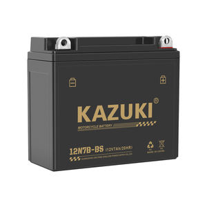 Alta calidad <span class=keywords><strong>KAZUKI</strong></span> precio de fábrica compatible OEM motocicleta arranque plomo ácido batería 12V7Ah GEL Baterry - Product Image 2