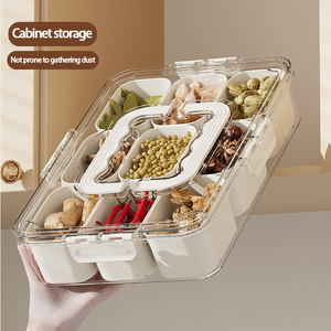 Caja <span class=keywords><strong>de</strong></span> <span class=keywords><strong>almacenamiento</strong></span> <span class=keywords><strong>de</strong></span> especias y condimentos domésticos Tarro <span class=keywords><strong>de</strong></span> conservación sellado con múltiples rejillas, <span class=keywords><strong>almacenamiento</strong></span> <span class=keywords><strong>de</strong></span> productos secos <span class=keywords><strong>de</strong></span> frutas - Product Image 2