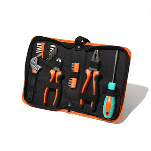 Kit d'outils de réparation domestique 22 pièces en acier au carbone avec pinces, clé à molette, tournevis et embouts hexagonaux - Product Image 2