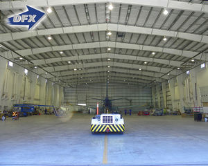 Qingdao direktörü üreticinin hafif çelik yapı uçak hangarı atölyeler için geniş açıklıklı kaynak kesme bükme döken - Product Image 5