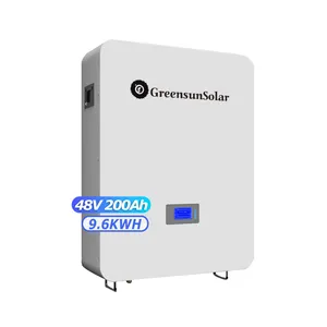 Prix usine Module Lifepo4 de stockage d'énergie 10KWh 5KWh Batteries 48V 200Ah 100Ah Power Wall 51.2V 10KW Batterie pour systèmes solaires