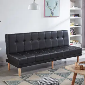 دروبشيبينغ عالية الجودة خشب متين 3 مقاعد الايطالية سالاس البيت الحديث الأريكة شاملة سرير أثاث قابلة للطي غرفة المعيشة أريكة - Product Image 1