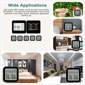 Monitor de Calidad del Aire Inteligente WIFI Tuya 20 en 1, <span class=keywords><strong>Detector</strong></span> de CO2 Interior, <span class=keywords><strong>CO</strong></span>/CO2/TVOC/HCHO/PM2.5/PM1.0/PM10/Temperatura/Humedad - Product Image 5
