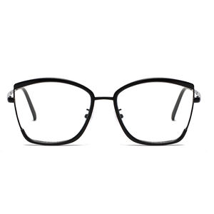 ファッショナブルなレトロなハーフフレームフォトクロミック読書メガネデザイナーラウンドアンチブルーライトアセテートTR90 - Product Image 6