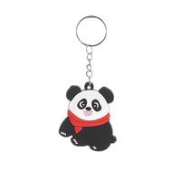 Porte-clés créatif en PVC pour enfants, porte-clés mignon en caoutchouc souple, mini mousqueton, porte-clés promotionnel personnalisé, cadeau