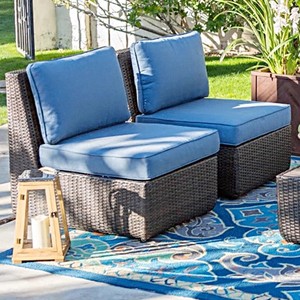 Outdoor Metal Chair Sofa Set Patio Villa Balcony Terrace Hotel Homestay <strong>Rattan</strong> <strong>Furniture</strong> - Product Image 5