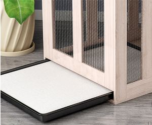 Usine vente amovible pliant en bois robuste fil métallique chat maison chien <span class=keywords><strong>cage</strong></span> chenil meubles - Product Image 3