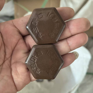 แผ่นพลังงานหกเหลี่ยมเจอร์เมเนียม ขนาด 40x44.5x4.5 มม. วัสดุธรรมชาติ สำหรับห้องซาวน่า - Product Image 2