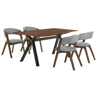 Chaises de salle à manger en bois massif moderne du milieu du siècle Bureau à domicile Hôtel Restaurant Café Bar Villa Appartement Table de meubles à usage général
