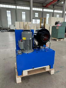 Hochwertige 2 "4" 6 "automatische Hydraulikschlauch-Crimp-und Schneide maschine 220-V-Motor Versand fertiger Pumpen zahnrad lager motor - Product Image 3