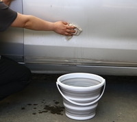 Seau en plastique pliable de 10 litres chacun, seau rond pliable, seau pliable pour économiser de l'espace, pour la maison