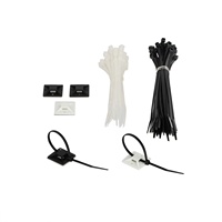 Clips de fixation carrés auto-adhésifs en nylon 66 de marque HONT, 20x20mm, 100 pièces, pour applications aérospatiales (vente en gros)